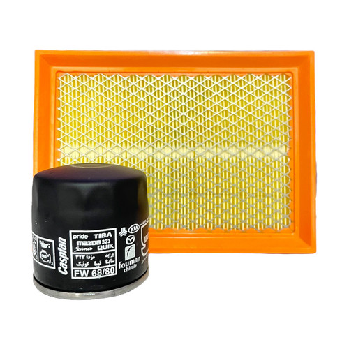 فیلتر هوا کاسپین مدل FC2199X به همراه فیلتر روغن مناسب برای پراید