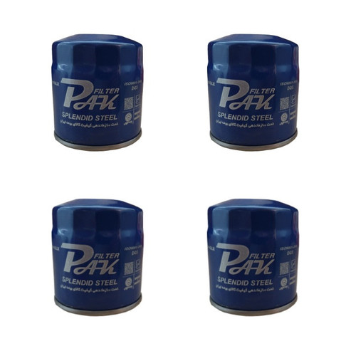 فیلتر روغن پاک مدل 923 مناسب برای پژو 405 بسته 4 عددی