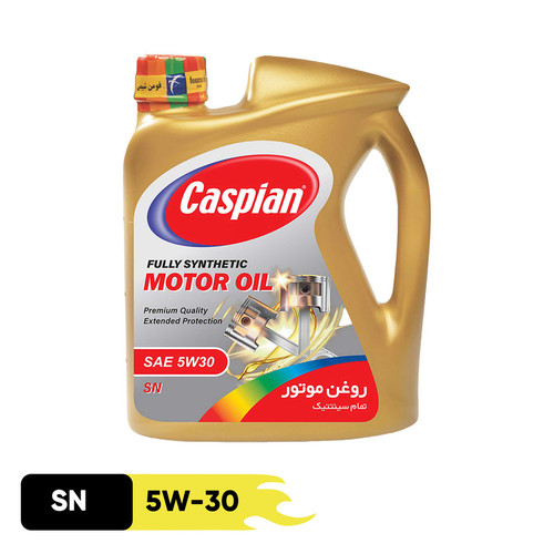 روغن موتور کاسپین مدل 5W-30 SN حجم 4 لیتر