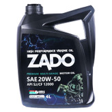 روغن موتور زادو مدل SAE 20W50-SJ/CF-12000 حجم 4 لیتر