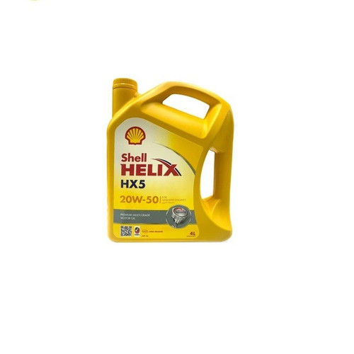 روغن موتور شل مدل HX5 20W50 SL حجم 4 لیتر