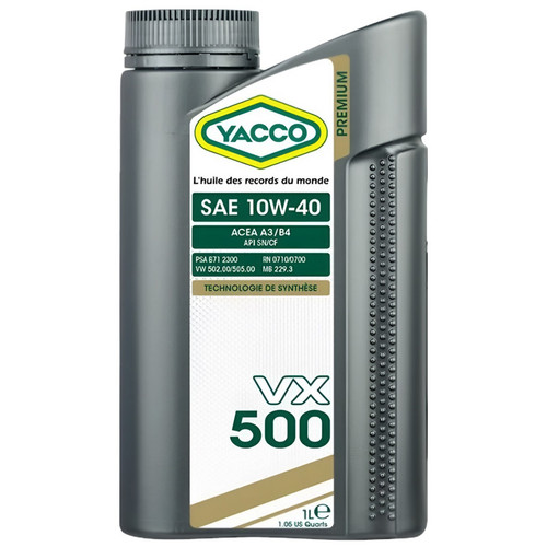 روغن موتور یاکو مدل VX500 10W40 حجم یک لیتر
