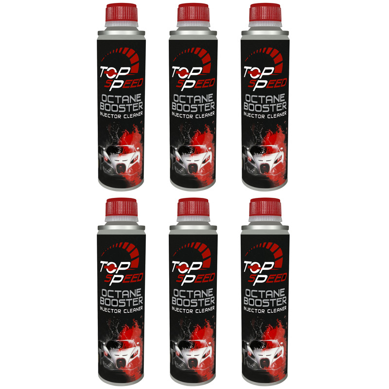 اُکتان بوستر و تمیز کننده انژکتور  تاپ اِسپید  کد T-20 حجم 300 میلی لیتر  بسته 6 عددی